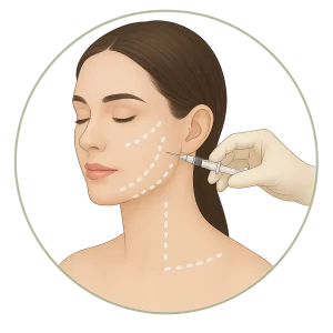 کانتورینگ صورت با فیلر؛ فرم‌دهی لب، گونه و چانه بدون جراحی